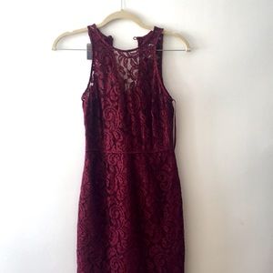 Jcrew semi-sheer lace dress